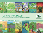 Calendario 2013, con las fechas ambientales y los dibujos ganadores para fondo de computadora