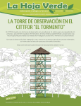 La Torre de observación en el CITTFOR