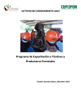 Programa de capacitación a técnicos y productores forestales